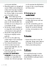 Preview for 12 page of FLORABEST ALUMINIUM STACKING CHAIR HG04388A Operation And Safety Notes