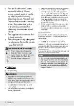 Preview for 10 page of FLORABEST FAHS 40-Li A1 Operation And Safety Notes Translation Of The Original Instructions