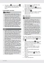 Preview for 34 page of FLORABEST FALH 40-Li A1 Operation And Safety Notes Translation Of The Original Instructions