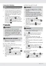 Preview for 35 page of FLORABEST FALH 40-Li A1 Operation And Safety Notes Translation Of The Original Instructions