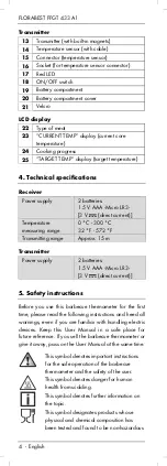 Preview for 6 page of FLORABEST FFGT 433 A1 Operating Instructions And Safety Instructions