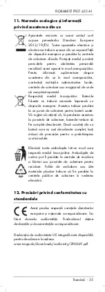 Preview for 35 page of FLORABEST FFGT 433 A1 Operating Instructions And Safety Instructions