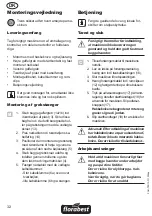 Preview for 32 page of FLORABEST FGH 700/10 Operation And Safety Notes