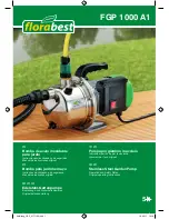 Предварительный просмотр 1 страницы FLORABEST fgp 1000 a1 Original Operating Instructions