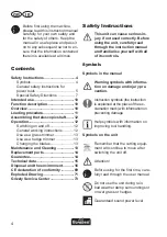 Preview for 4 page of FLORABEST FGS 10 A1 Translation Of Original Operation Manual