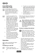 Предварительный просмотр 12 страницы FLORABEST FGS 10 A1 Translation Of Original Operation Manual