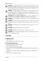 Preview for 8 page of FLORABEST FGW 84 B1 Operating Instructions And Safety Instructions