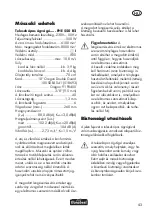 Предварительный просмотр 43 страницы FLORABEST FHE 550 B2 Translation Of Original Operation Manual