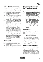 Предварительный просмотр 39 страницы FLORABEST FHE 710 A1 Translation Of Original Operation Manual