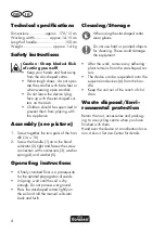 Preview for 4 page of FLORABEST FHK 15 A1 Original Instructions Manual