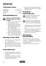 Preview for 20 page of FLORABEST FHK 15 A1 Original Instructions Manual