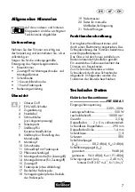 Предварительный просмотр 7 страницы FLORABEST FRT 550 A1 Translation Of Original Operation Manual