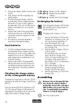 Preview for 14 page of FLORABEST FTHSA 20 B2 Original Instructions Manual