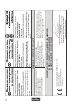 Preview for 76 page of FLORABEST FTP 400 B2 Translation Of Original Operation Manual