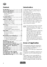 Предварительный просмотр 4 страницы FLORABEST FTP 400 C2 Translation Of Original Operation Manual