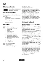 Предварительный просмотр 30 страницы FLORABEST FTP 400 C2 Translation Of Original Operation Manual