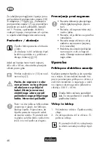 Предварительный просмотр 46 страницы FLORABEST FTP 400 C2 Translation Of Original Operation Manual