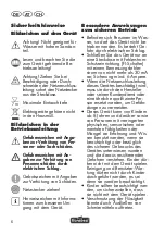 Preview for 6 page of FLORABEST FTP 400 E Translation Of The Original Instructions