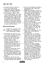 Preview for 8 page of FLORABEST FTP 400 E Translation Of The Original Instructions