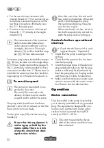 Preview for 22 page of FLORABEST FTP 400 E Translation Of The Original Instructions