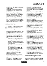 Preview for 43 page of FLORABEST FTS 1100 A1 Translation Of Original Operation Manual