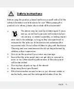 Предварительный просмотр 9 страницы FLORABEST HG00249 Operation And Safety Notes