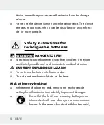 Предварительный просмотр 10 страницы FLORABEST HG00249 Operation And Safety Notes