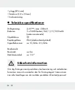 Предварительный просмотр 24 страницы FLORABEST HG00249 Operation And Safety Notes