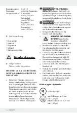 Preview for 14 page of FLORABEST HG01829 Operation And Safety Notes