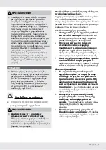 Предварительный просмотр 89 страницы FLORABEST HTA FKTSA 40-Li A1 Operation And Safety Notes