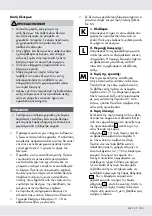 Предварительный просмотр 101 страницы FLORABEST HTA FKTSA 40-Li A1 Operation And Safety Notes