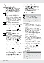 Предварительный просмотр 124 страницы FLORABEST HTA FKTSA 40-Li A1 Operation And Safety Notes