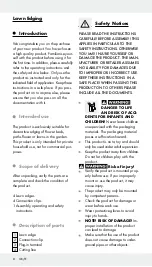 Preview for 8 page of FLORABEST LAWN EDGING Assembly, Operating And Safety Instructions