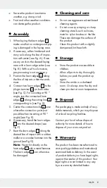 Preview for 9 page of FLORABEST LAWN EDGING Assembly, Operating And Safety Instructions