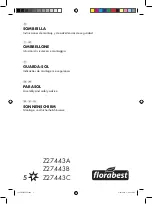 Preview for 1 page of FLORABEST Z27443A Assembly And Safety Advice