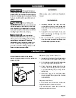 Preview for 9 page of FlorCraft 709-3928 Operator'S Manual