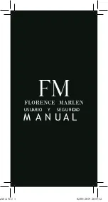 Preview for 1 page of Florence Marlen FM1R Manual