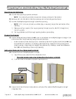 Preview for 4 page of Florence MyPackageConcierge Installation Manual