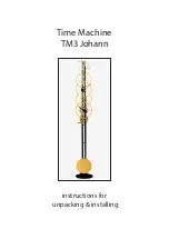 Florian Schlumpf Time Machine TM3 Johann Instructions For Unpacking & Installing preview