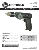 Florida Pneumatic FP-986 General Safety Information & Replacement Parts preview