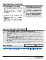 Preview for 3 page of Florida Pneumatic Universal Tool RAPTOR UT8727-20 General Safety Information & Replacement Parts