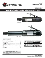 Florida Pneumatic Universal Tool UT8728S General Safety Information & Replacement Parts preview