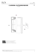 Preview for 2 page of FLOS CLESSIDRA F1581030 Installation Instructions Manual