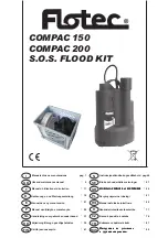 Preview for 1 page of Flotec COMPAC 150 Use And Maintenance Manual