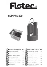 Preview for 1 page of Flotec COMPAC 200 Use And Maintenance Manual