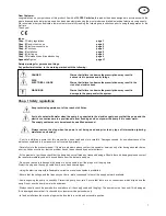 Preview for 3 page of Flotec ergon 5000 Use And Maintenance Manual