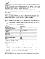 Preview for 4 page of Flotec ergon 5000 Use And Maintenance Manual