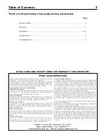 Preview for 3 page of Flotec FP0S1200X Owner'S Manual