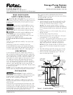 Flotec FP400C Installation Instructions Manual preview