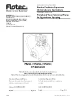 Preview for 1 page of Flotec FP6005 Owner'S Manual